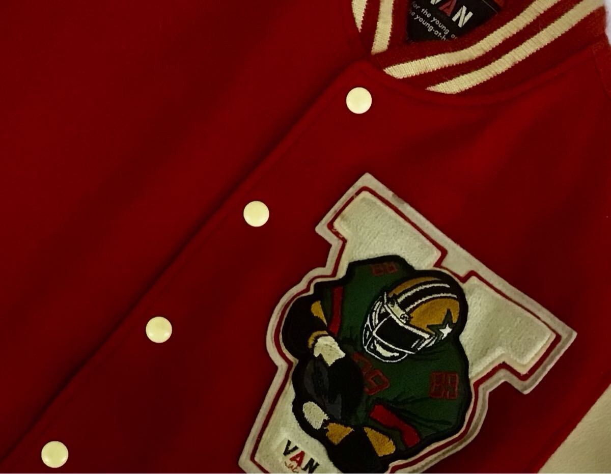 ☆VAN JACKET1988マイケルジャクソン復刻版仕様スタジャンMサイズ☆の 