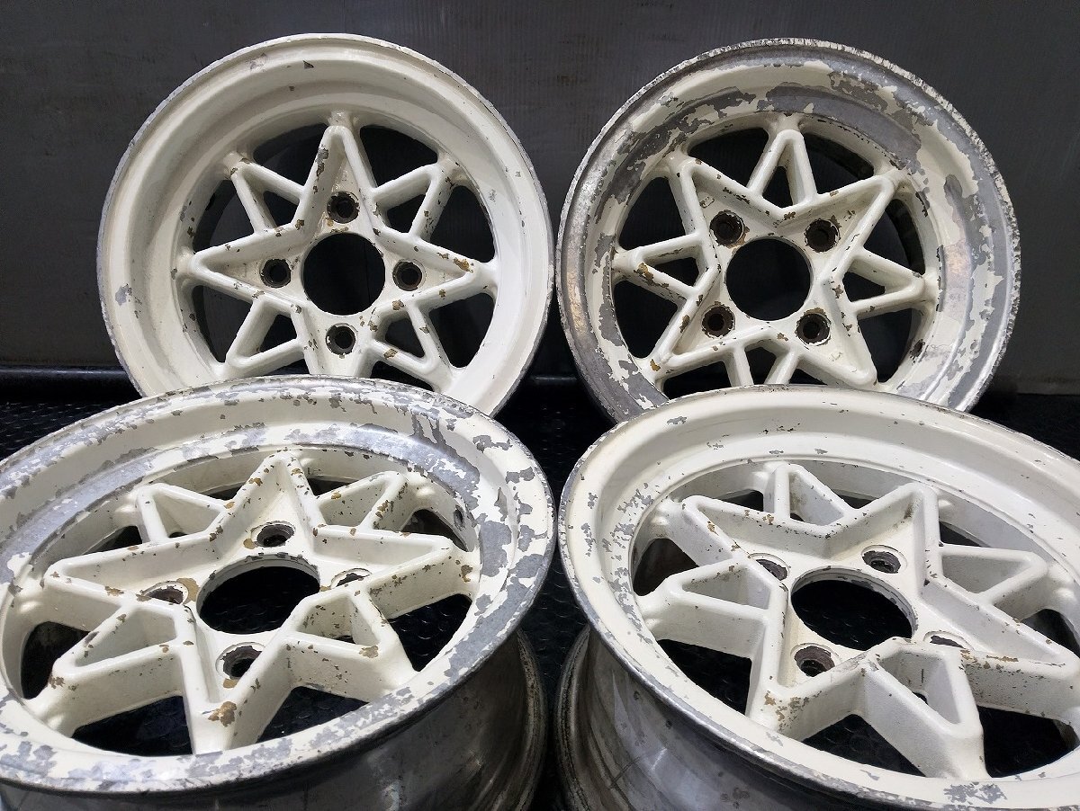 TECHNO RACING テクノレーシング 14x6J OFF+15 4/114.3 中古 弥生 桔梗