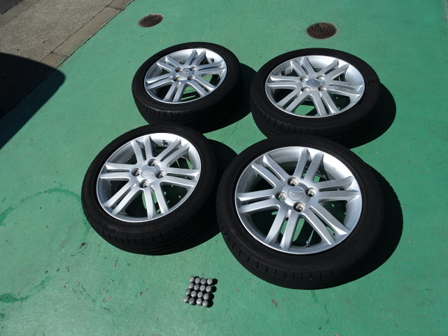 新品】ダイハツ タントカスタム RS 純正アルミホイール・タイヤセット