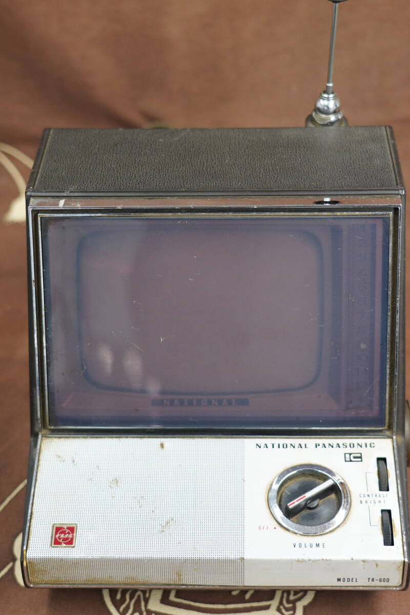 ○昭和レトロ National/ナショナル ブラウン管テレビ TC-35G 【現状品