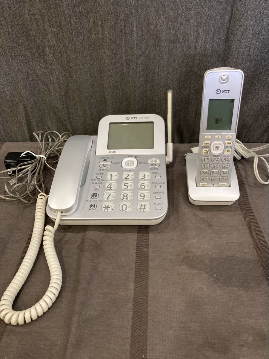 NTTデジタルコードレスホン DCP-5700Pw＋子機1台（中古美品）の落札
