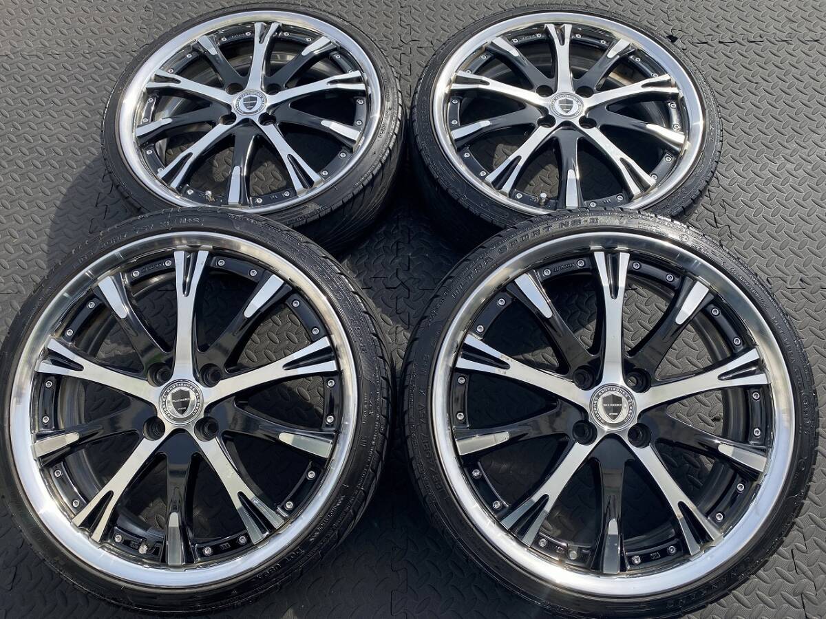 ☆即決☆中古 WORK シュヴァート レグニッツ 19インチ タイヤ付き
