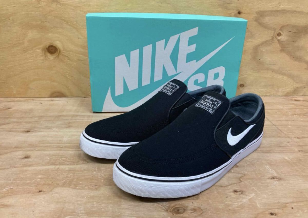 新品】未使用品 19年 NIKE SB BQ5888-001 ZOOM JANOSKI SLIP MID RM 