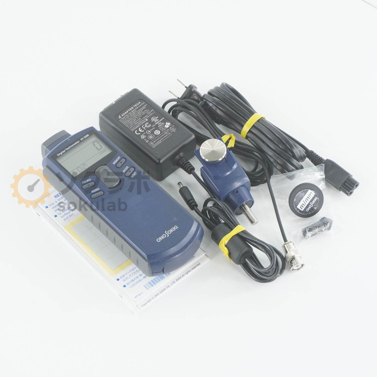 美品】小野測器 デジタルハンディタコメーター HT-3200の落札情報詳細 