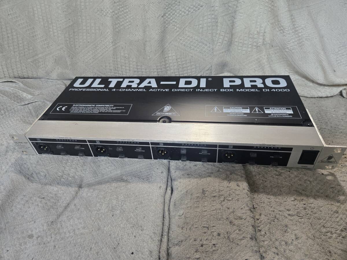 Behringer ULTRA-DI PRO 4ch DI BOX Model:DI-4000 1U / ダイレクト