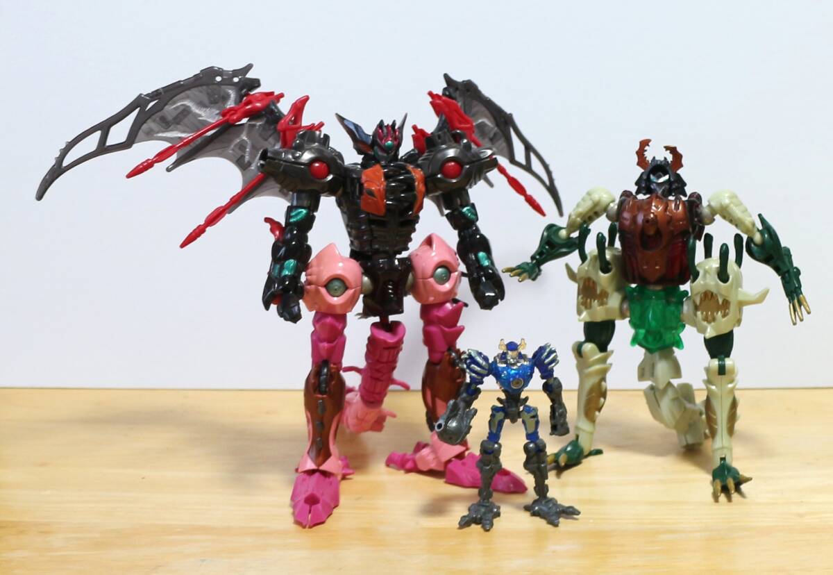 送料無料 ミクロマン マグネパワーズ アクロモンスター 3体セット 