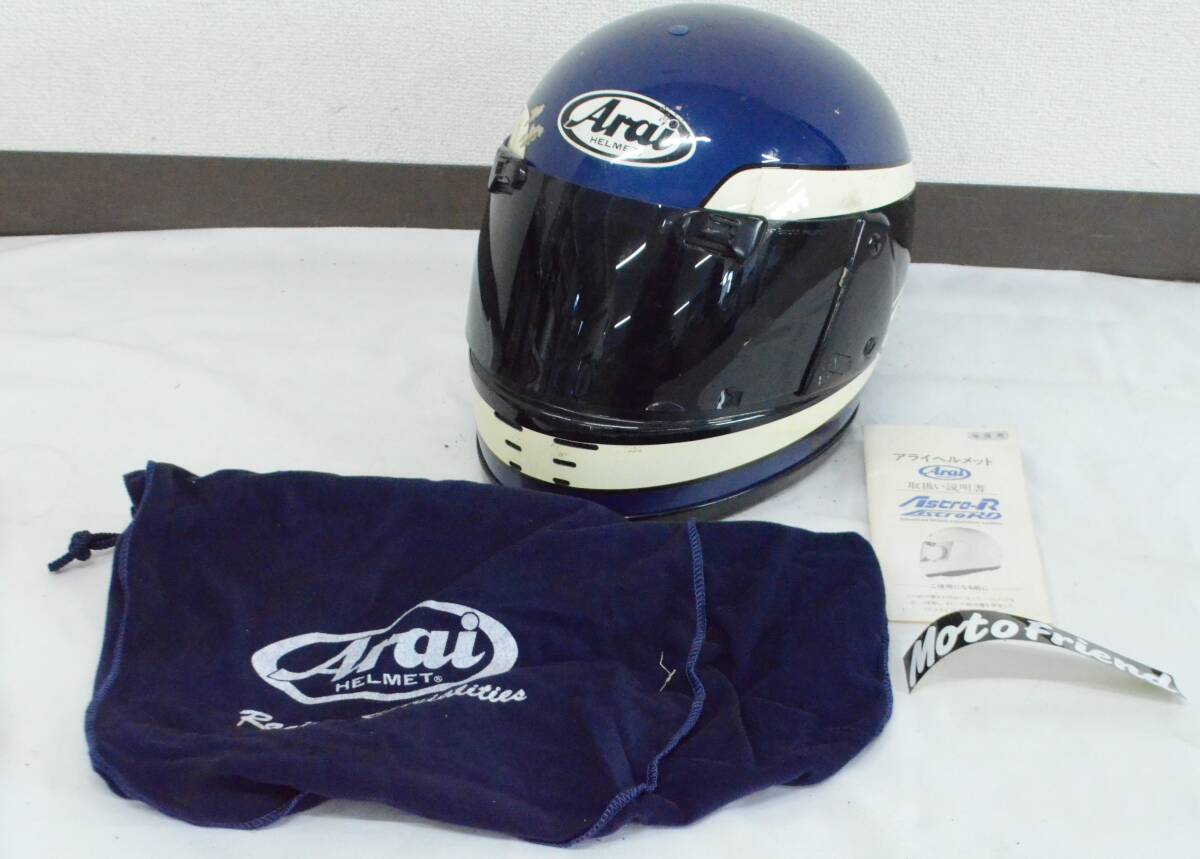 中古】61◇Arai/アライ Windy-11 フルフェイスヘルメット Lサイズの