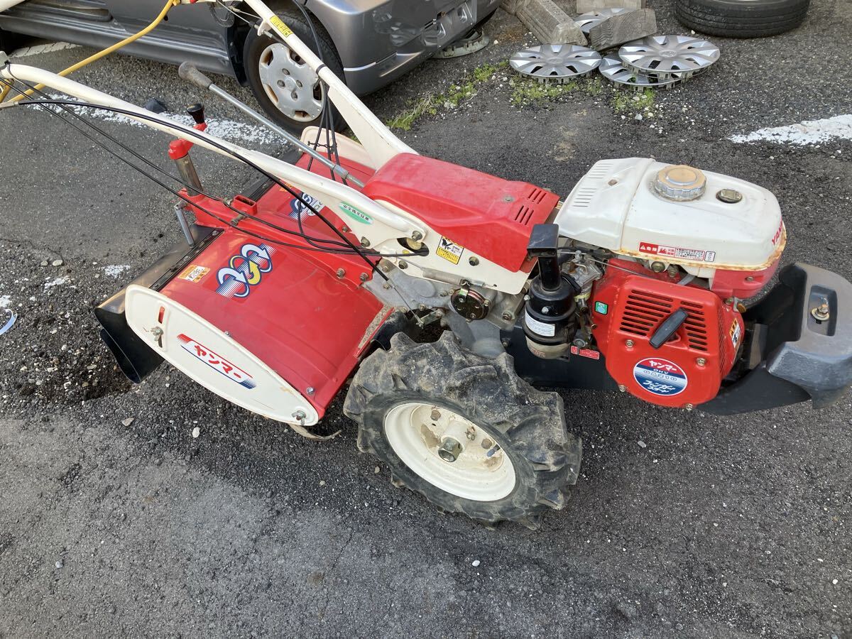 中古】ヤンマートラクター UP-2 ウルトラポチ 乗用耕耘機 家庭菜園の