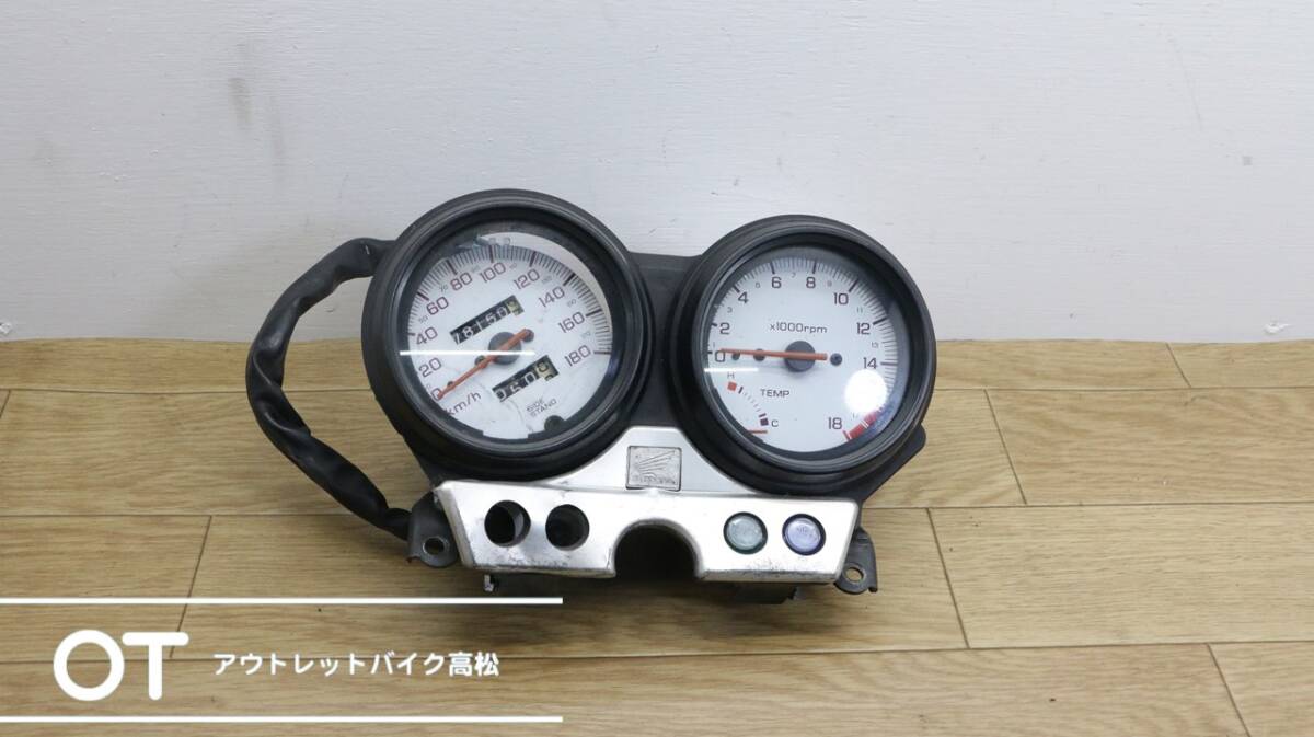 ホーネット250 スピードメーター 純正 中期 水温計故障の落札情報詳細