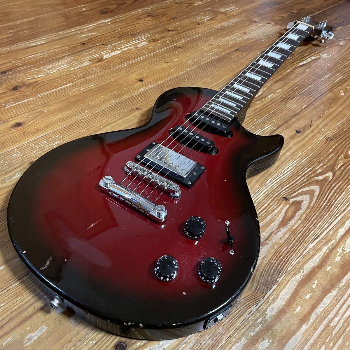 中古】INORANモデル ILP SNAKE SKIN風加工 grassroots/ESP 瀧川一郎 蛇