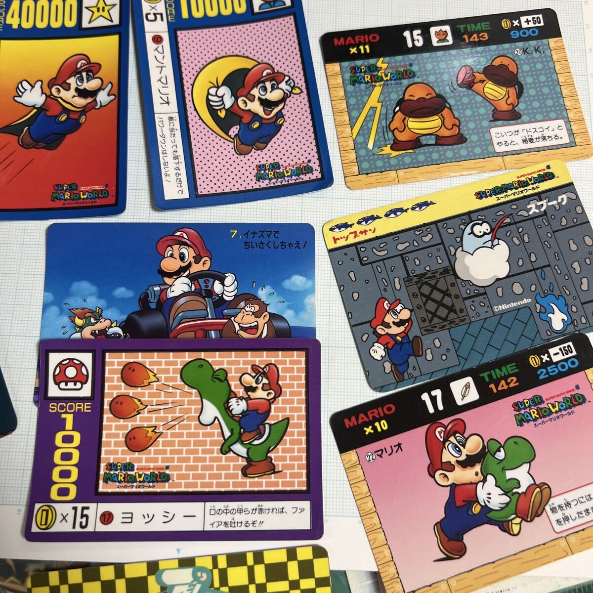 sC322o [当時物] スーパーマリオ ミニコロ A-1 マントマリオ ドット