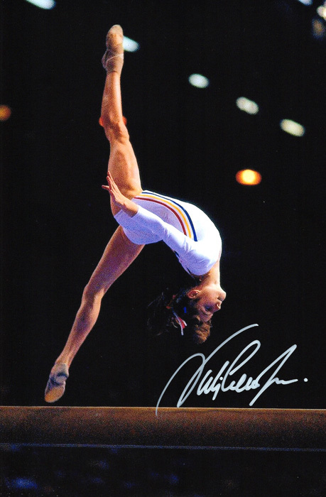 新品】ナディア・コマネチ 直筆サインフォト/写真 体操 Nadia Comaneci