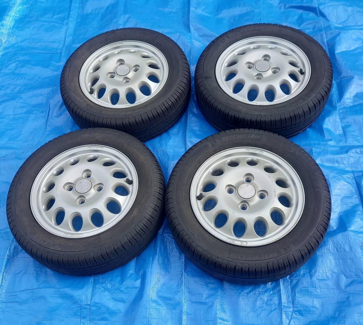 ジムニー ja11 純正ホイール アルミホイール ヨコハマ ジオランダー AT