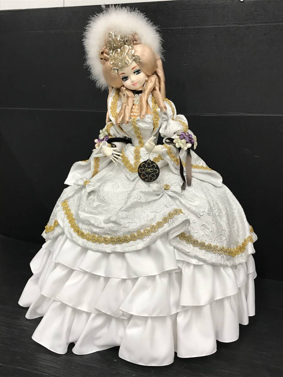 中古】1円 フランス人形 アンティーク リボン SUKIYO DOLLS スキヨ人形