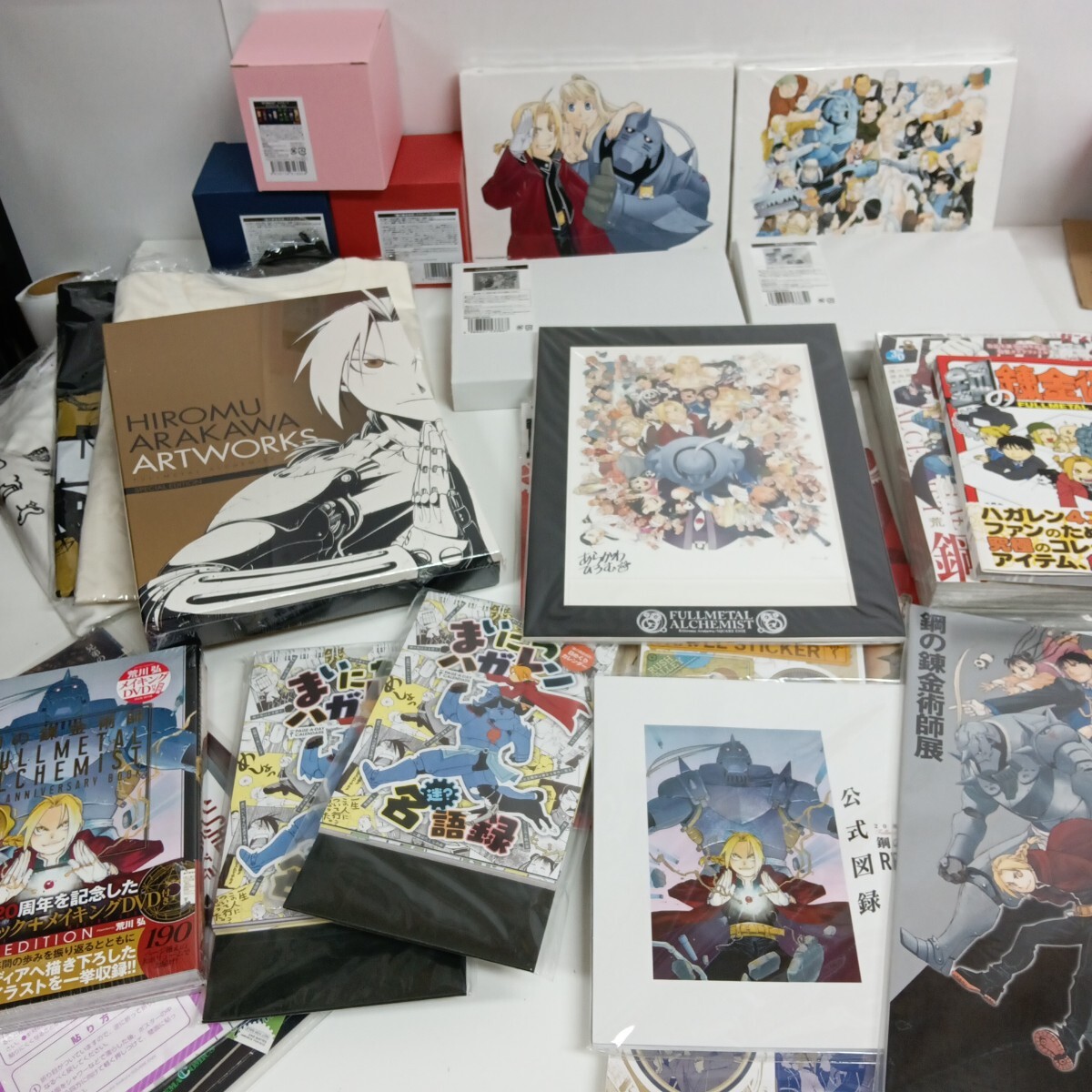 新品】【希少 廃盤 新品】 鋼の錬金術師展 イラストキャンバスパネル