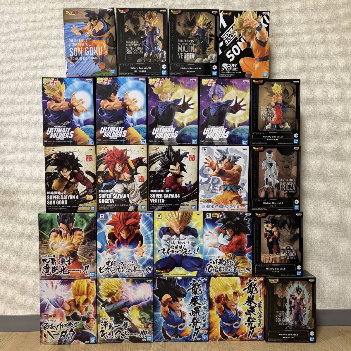 ☆ドラゴンボールGT セル画 SS4の悟空とトランクス他一行 未開封品