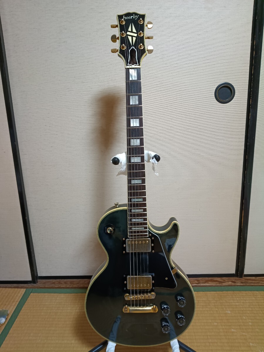 中古】希少 BURNY バーニー PLC-70 PP レスポール セミホロウ 美品の