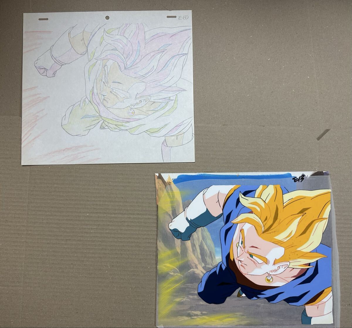 ピッコロ セル画 動画 合致直筆背景付き 記録表付きドラゴンボールZ