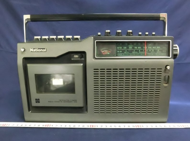 中古】National ナショナル ワイヤレスマイク WX-470A 3個 説明に画像