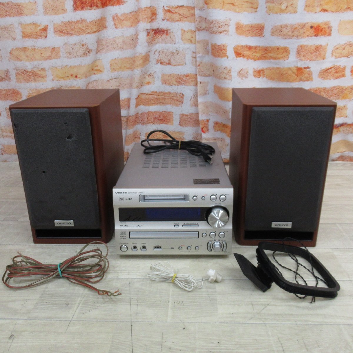 ONKYO オンキョー FM/AM チューナーアンプ PH-5SD CDデッキ DX-3SDの