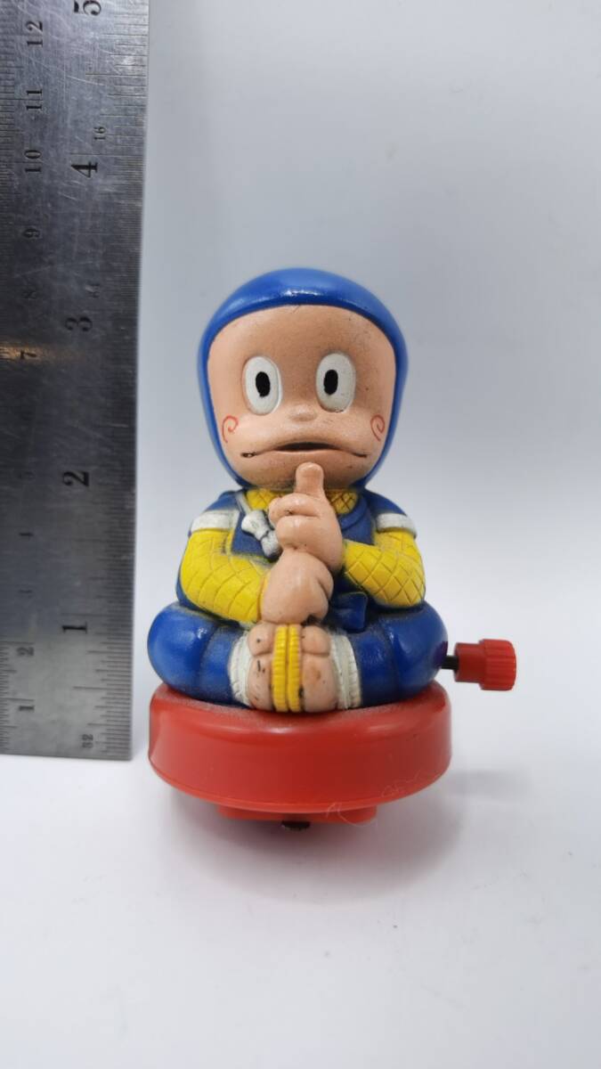 中古】【81】昭和レトロ忍者ハットリくん 獅子丸 ゼンマイ式歩行人形