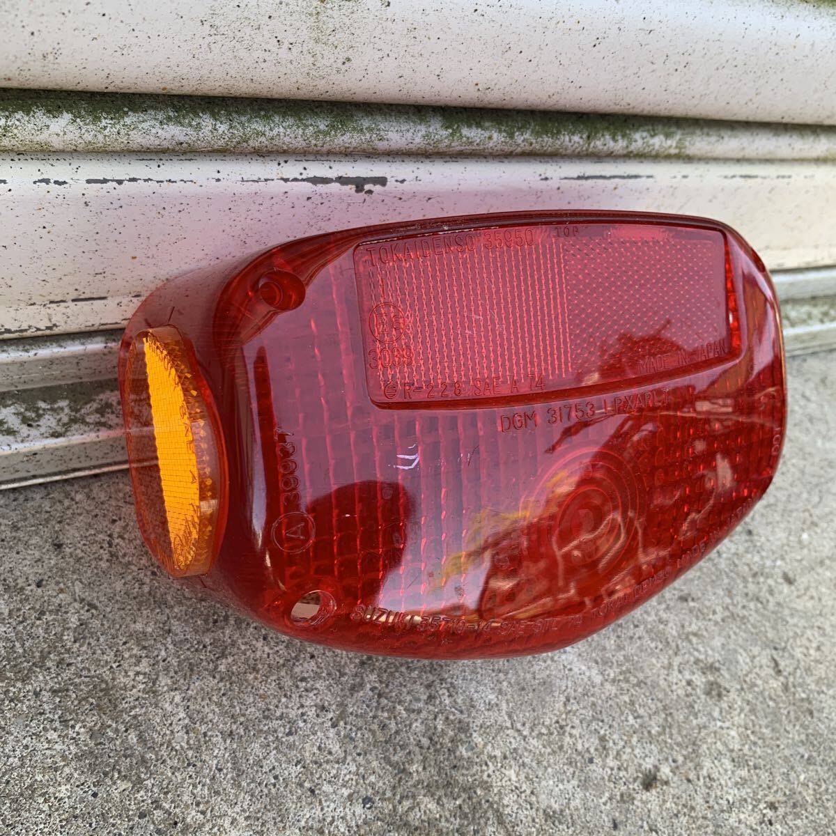 新品】CGC テールレンズ カワサキ Z1 Z2 当時物 新品 未使用 オレンジ