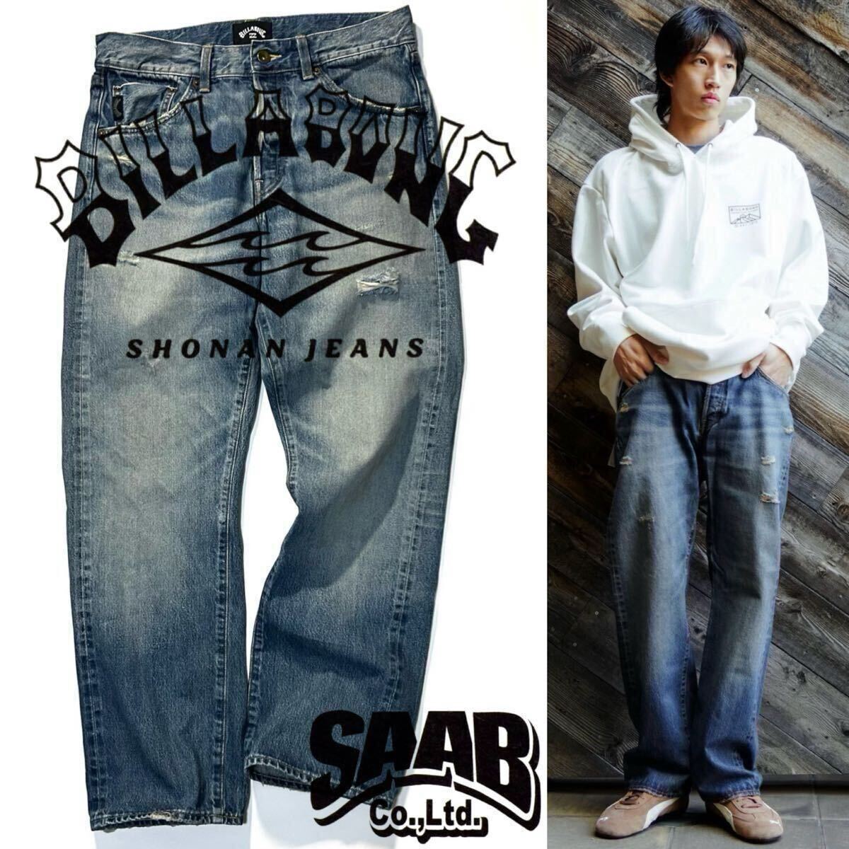 新品】【新品 W34】WESTRIDE ウエストライド 1965 セルビッチデニム 
