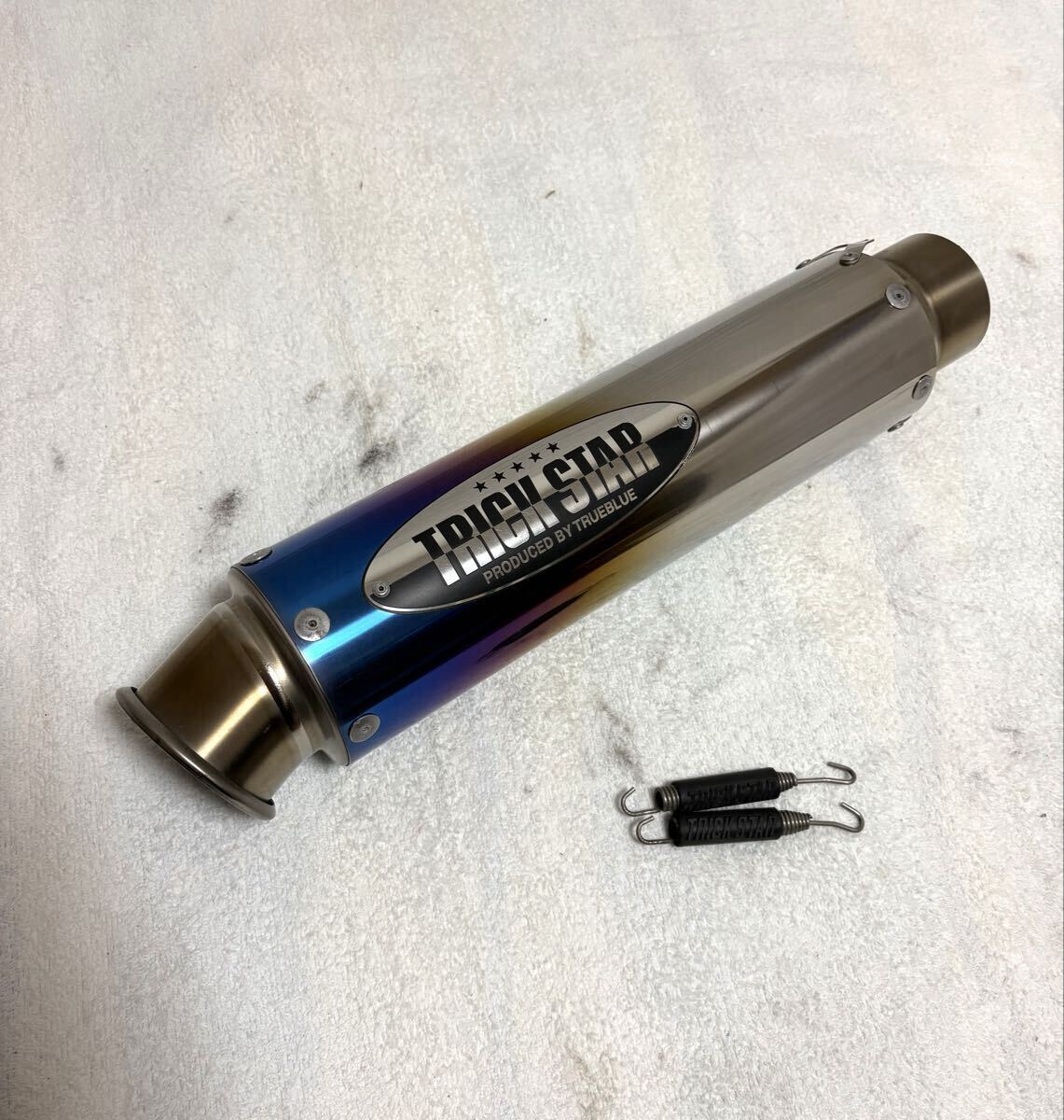 中古】ZRX1200 1100 トリックスター 雷神 ショート チタン