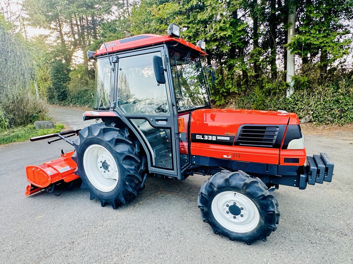 ☆クボタ GL350 35馬力 エアコンキャビン 付 パワステ 中古トラクター