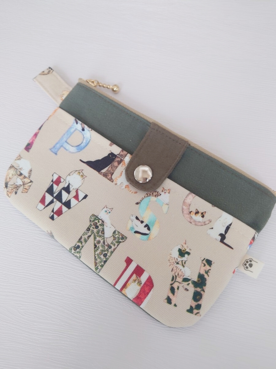 5セット アンティーク モノグラム刺繍イニシャル 紙ケース