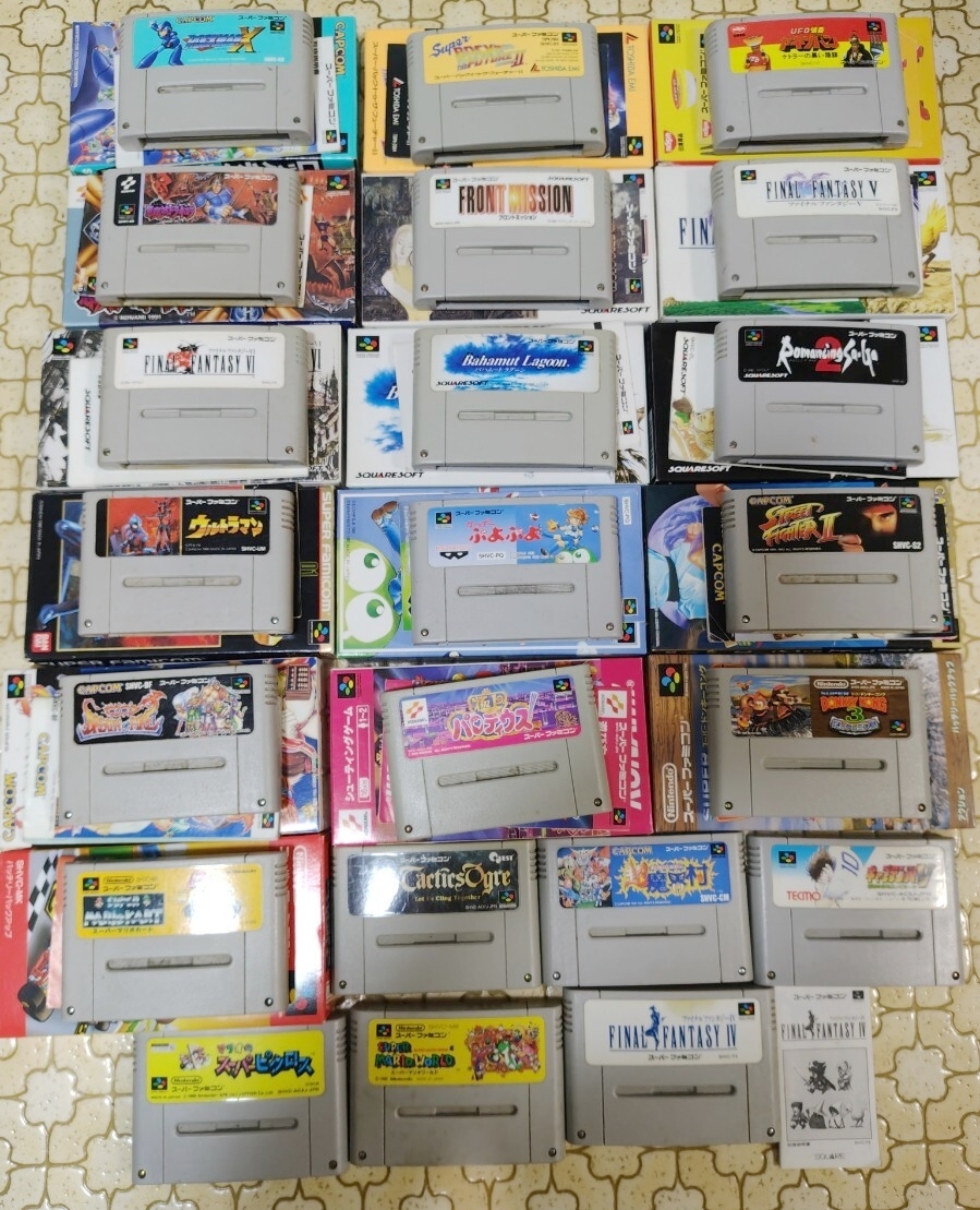 ファミコンソフト ロックマン1、2、3、4、5、6 ファミコンカセット6個