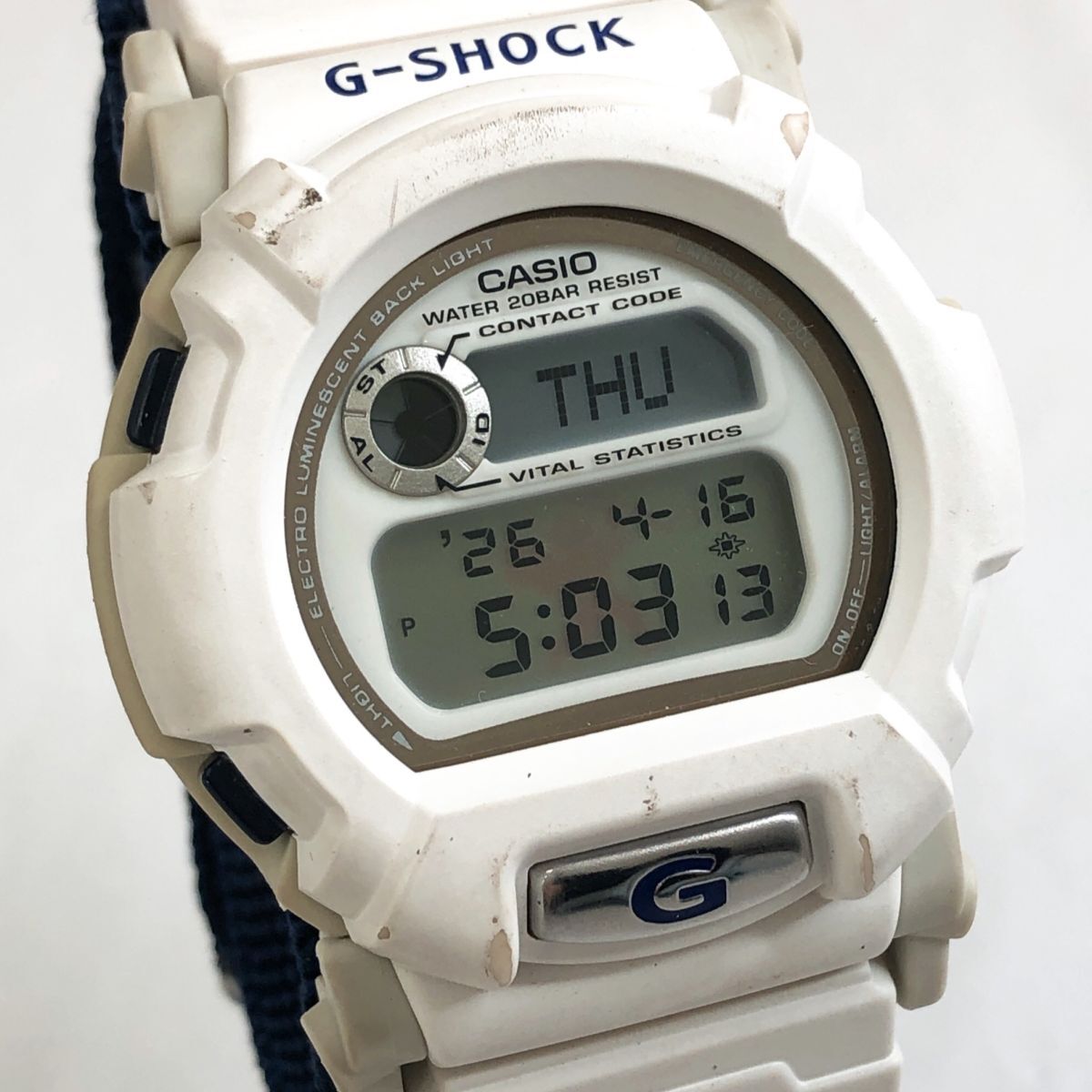 【傷や汚れあり】 カシオ G-SHOCK CODE NAME コードネーム ラバーズコレクション1997 ユニコーン DW-0097 ホワイト ...