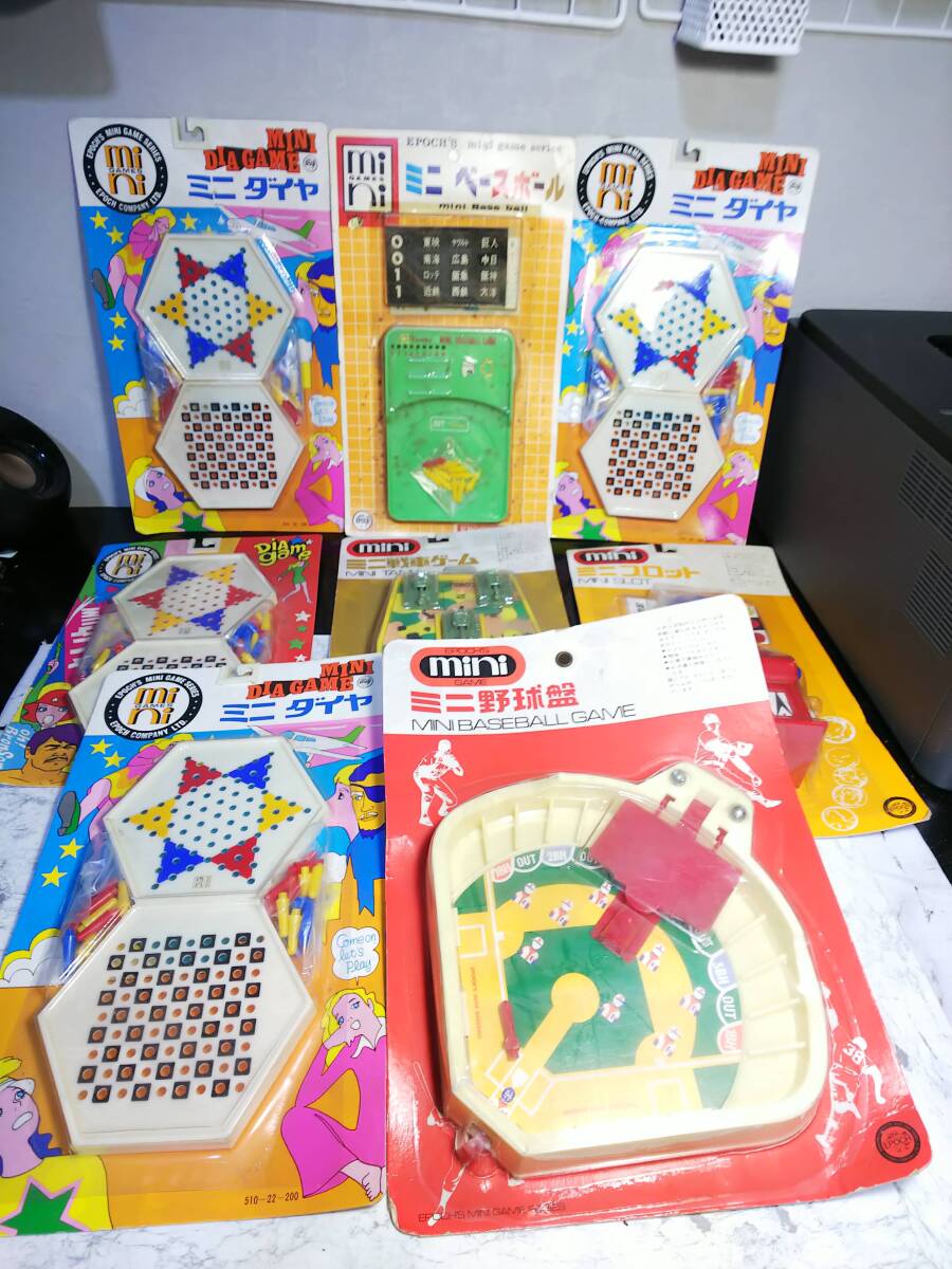 エポックミニミニゲーム 6個セット 当時物◎エポック社 ミニゲーム シリーズ 6品セットの落札情報詳細