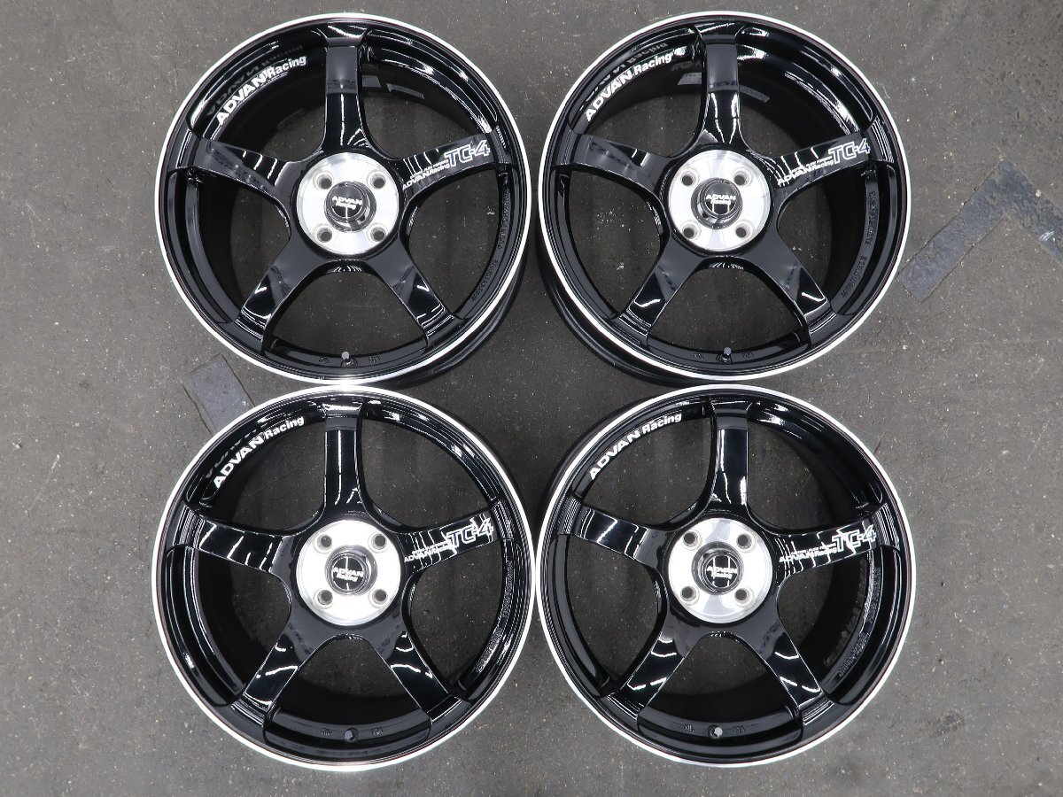 中古】RAYS GR-N PCD100 15インチ 7J +35 4H 4穴 volk racing GR.N 