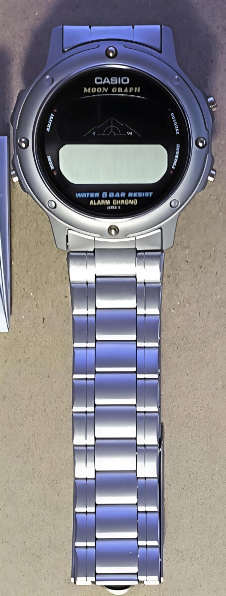 カシオ ムーングラフ MOON GRAPH GMQ-100 月齢時計 の落札情報詳細