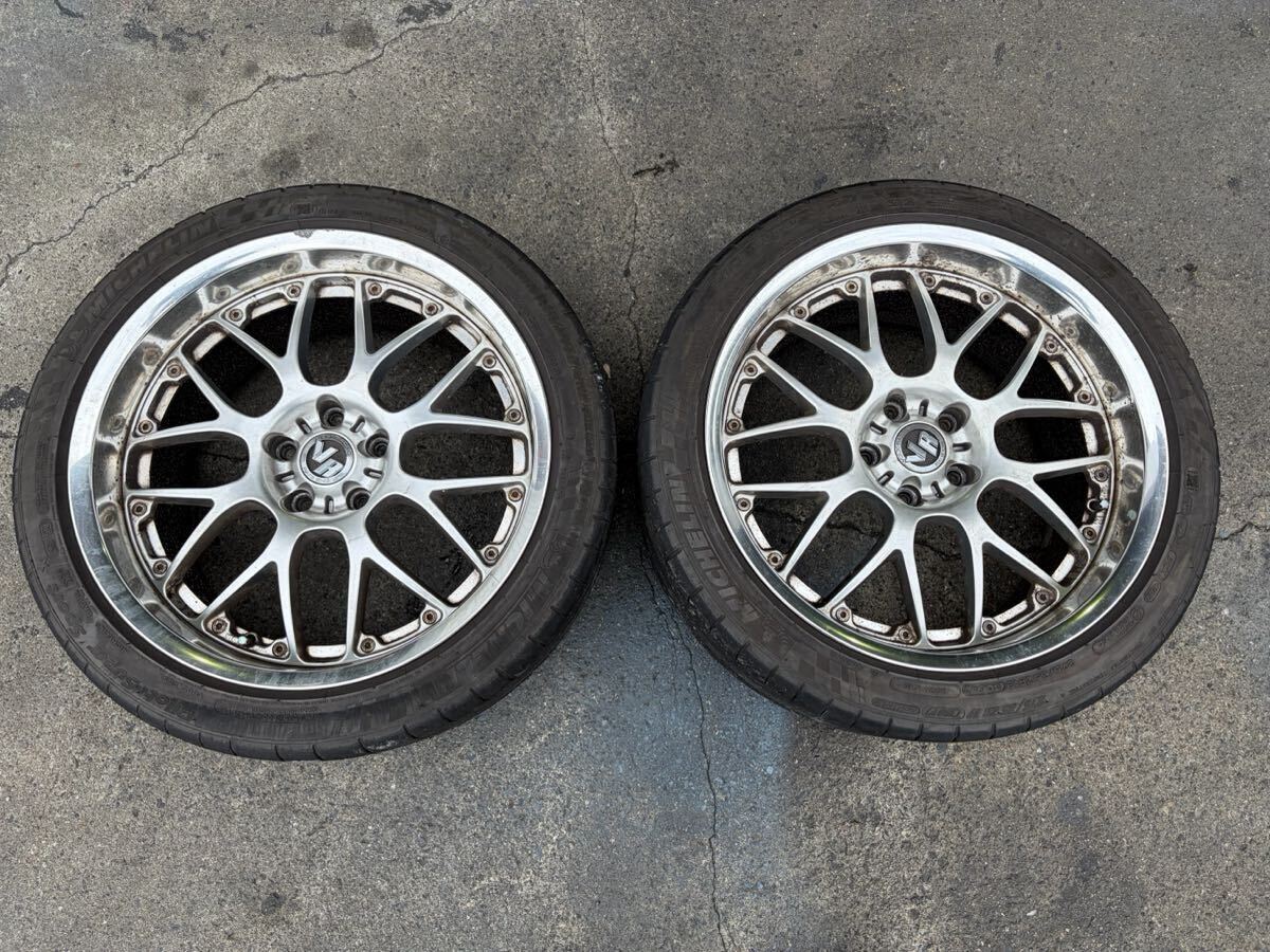 0848□4本セット レイズ ボルクレーシング F-ZERO WINNING 18×9J 5穴