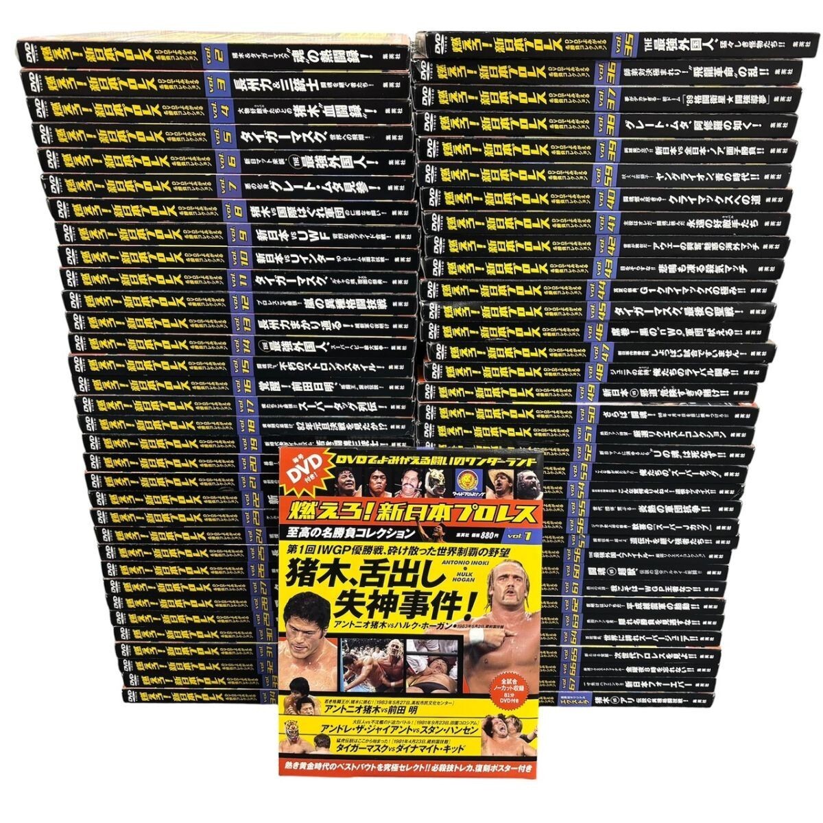 新日本プロレス　DOME-QUAKE VOL.1 & VOL.2 DVDセット DVD 新日本プロレス DOME-QUAKE 2001.7.20 札幌ドーム Vol.1&2 2枚