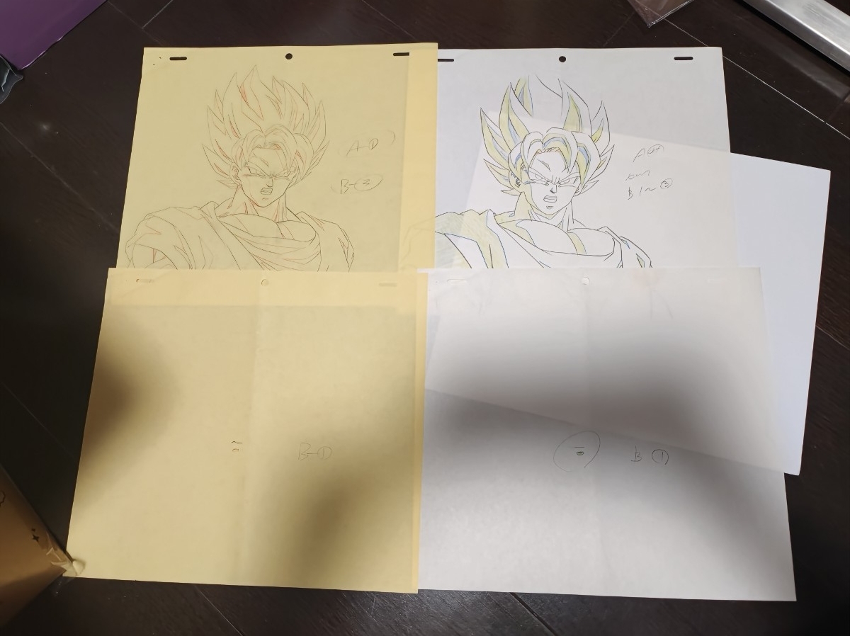 ドラゴンボール 悟空vs桃白白 セル画 動画あり（痛みあり）の落札情報