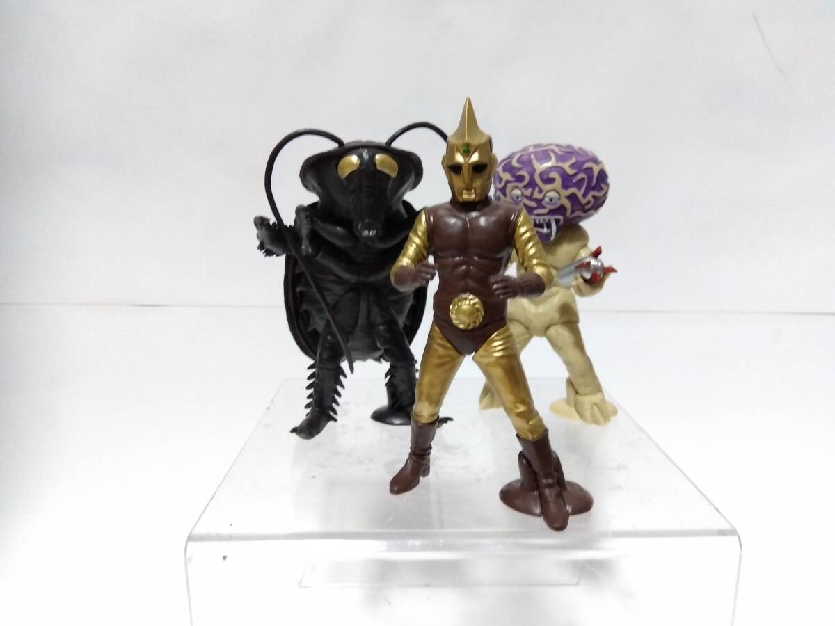 ツクダ スペクトルマン ソフビ ゆび人形 指人形 全5種 怪獣