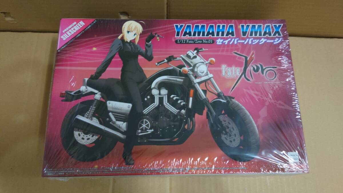 新品】アオシマ 1/12 Fate/Zero No.1 YAMAHA VMAX セイバーパッケージ