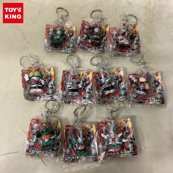 新日本プロレス グレートムタ ソフビキーホルダー 指人形 武藤敬司の