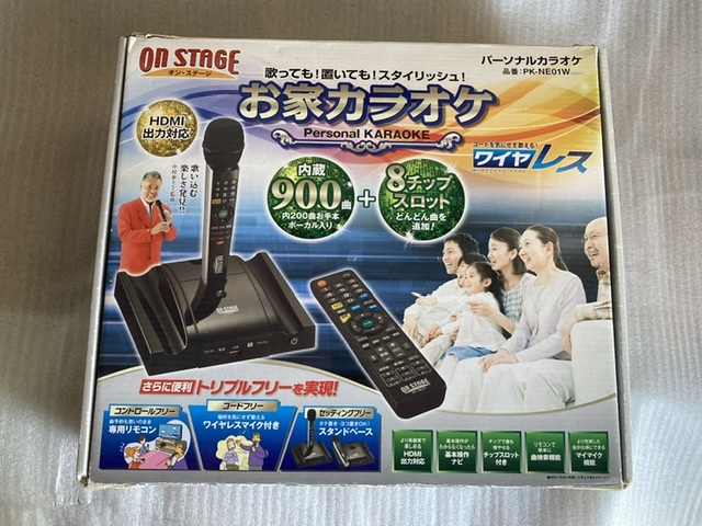 【美品】オンステージ パーソナルカラオケ ワイヤレスマイク Z-PK120WT ON STAGE オンステージ パーソナルカラオケ Z-PK120WT カラオケマイク