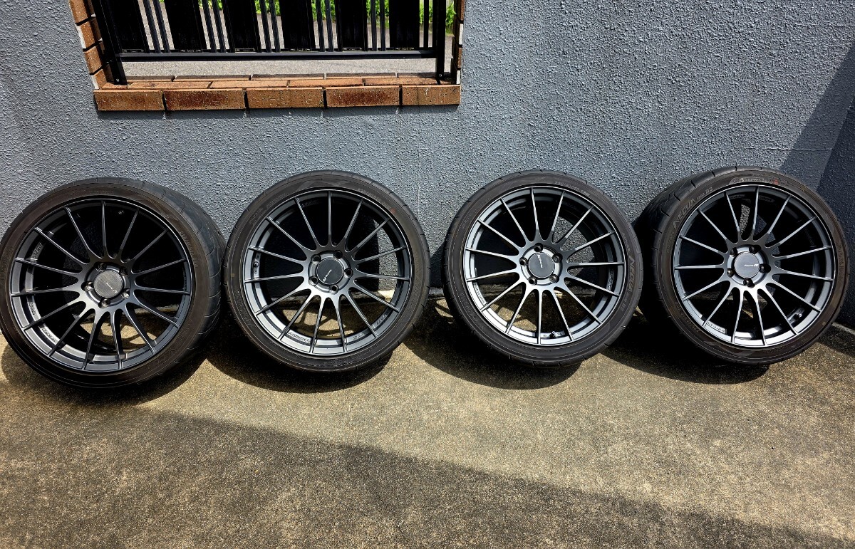 エンケイ レーシング RPF1RS 15インチ 8J 4H-100 マットダークガン 