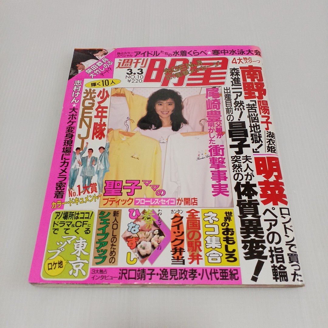 中古】☆光GENJI☆明星☆1988年～☆大量切り抜きファイル100p