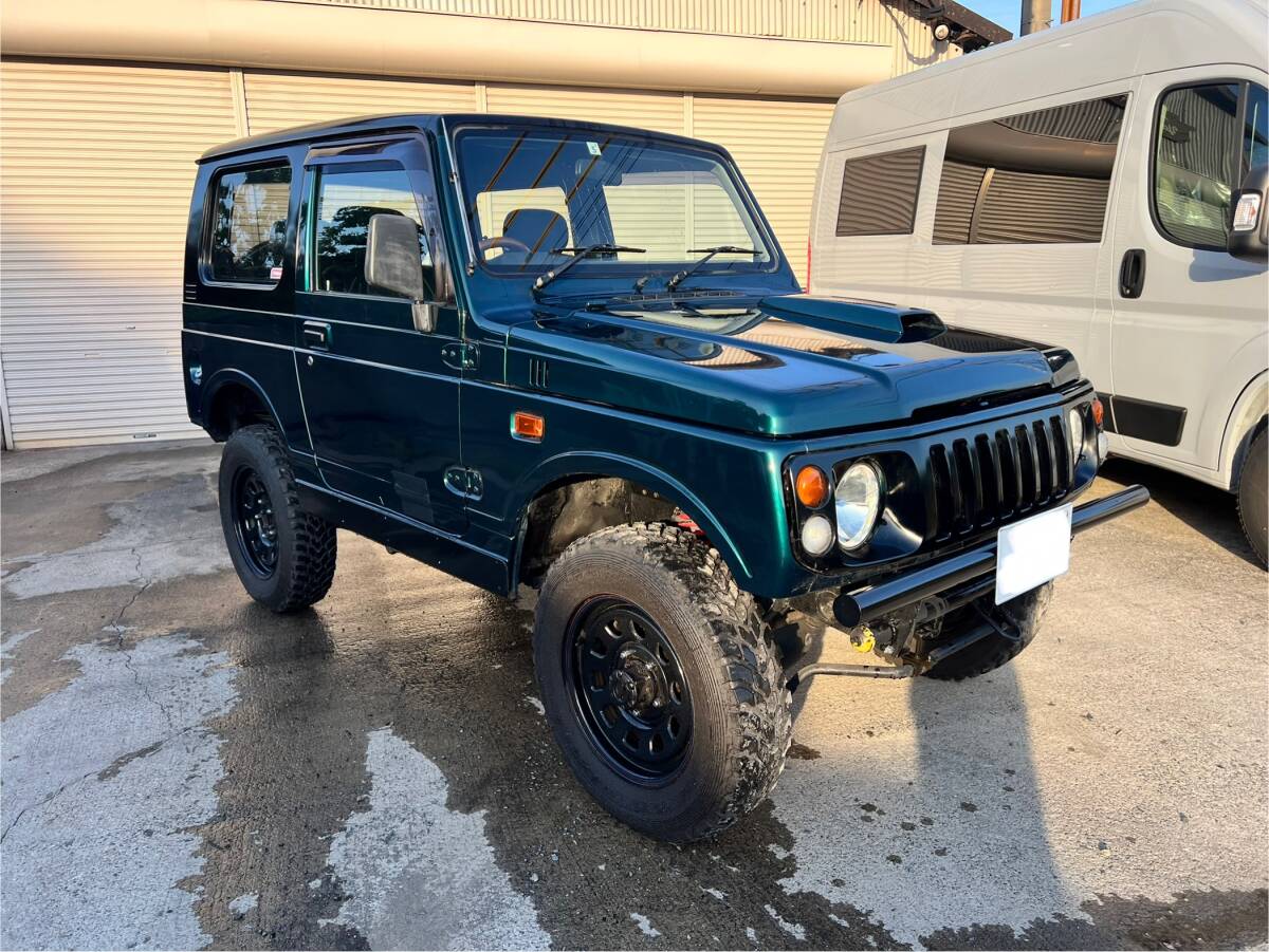 スズキ ジムニー JA22 快適 通勤 クロカン リフトアップ サイド