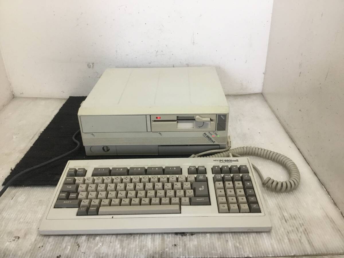 中古】□NEC『初代PC-8801本体』モニター/箱説/キーボード一式セット