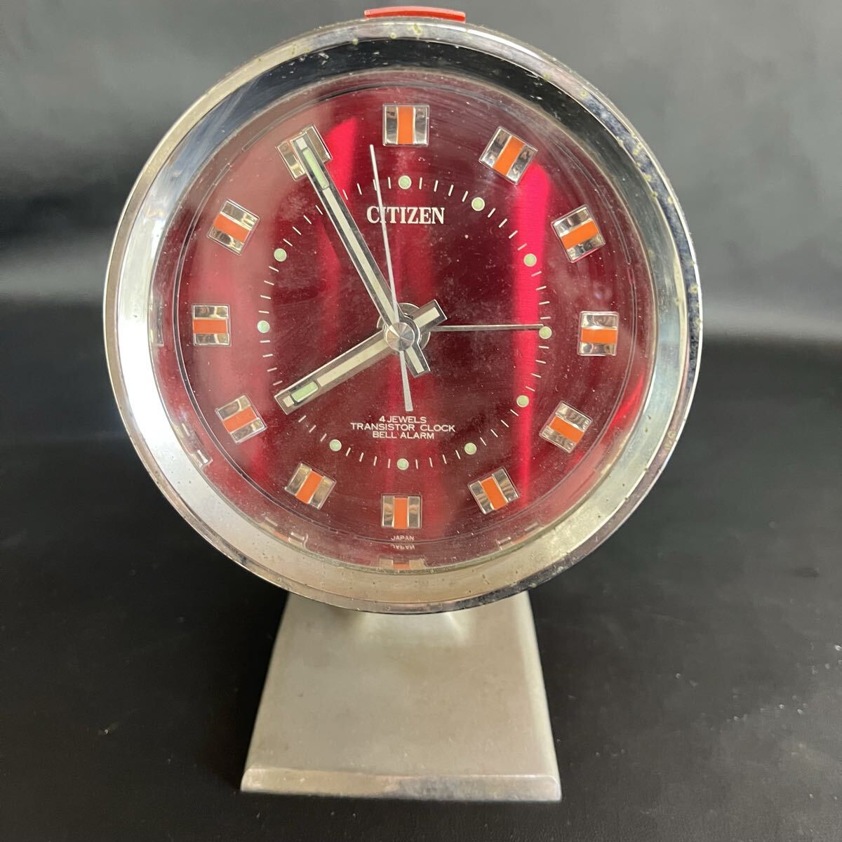 干支文字 置き時計 十二支 和時計 CITIZEN シチズン TRANSISTOR CLOCK