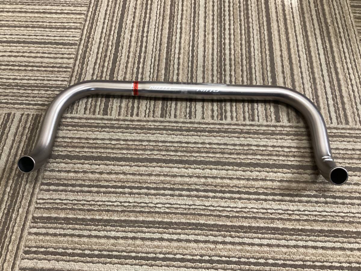 ニットー ショートブルホーンバー B263 340mm 黒 NITTO 日東 ハンドル