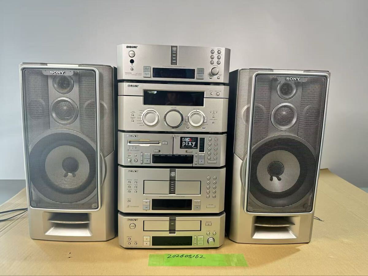 中古】【ジャンク品】 SONY ソニー システムコンポ DHC-MD919 一式