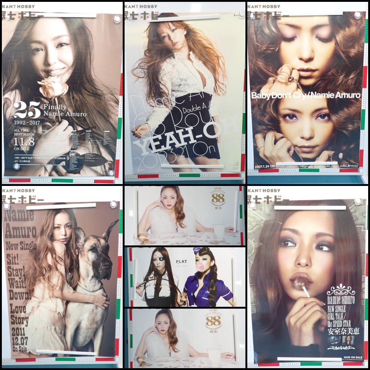 激レア 安室奈美恵 ポスター 5枚セット 新品】【新品】超激レア◇安室奈美恵SO CRAZY / GIRL TALK海外版告知